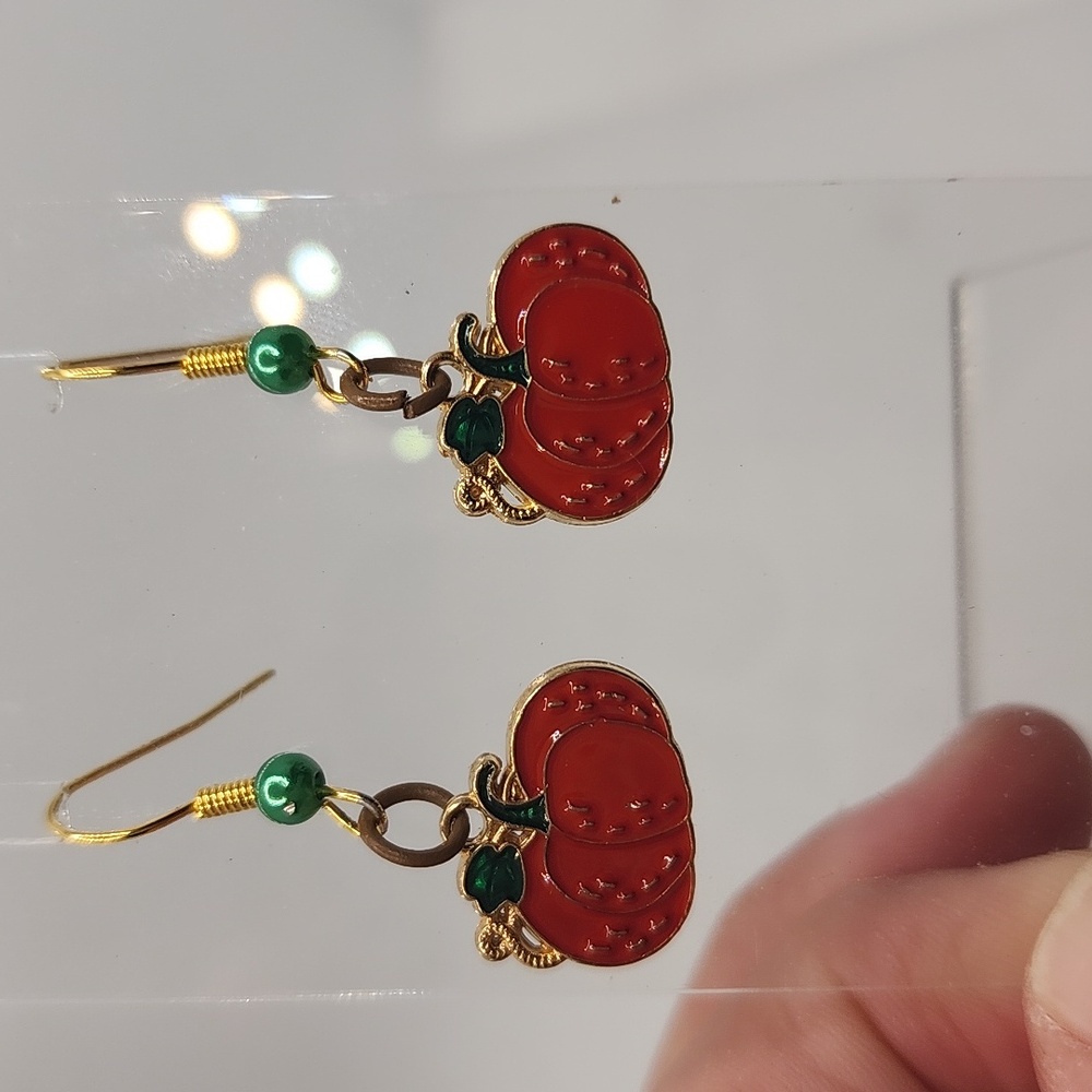 Pumpkin Earrings